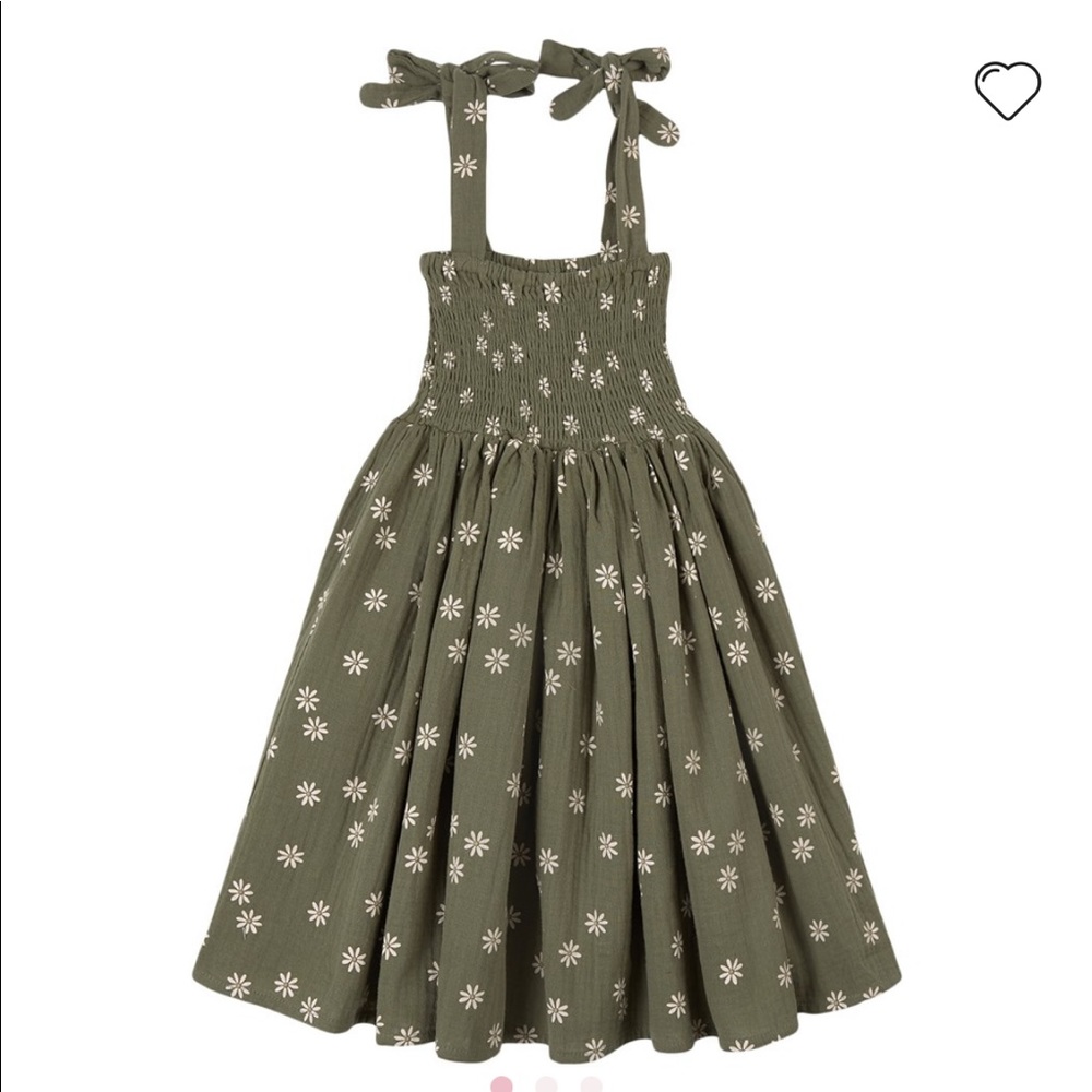 Green Daisy Ivy dress by Rylee + Cru